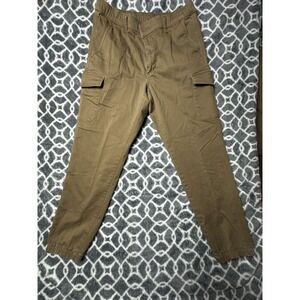 Uniqlo Pants Mens Size 30x33 Light Brown Cargo Joggers Regular Fit